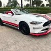 White & Red Mustang 21