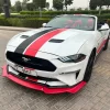 White & Red Mustang 5