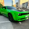 Green Dodge Challenger 2