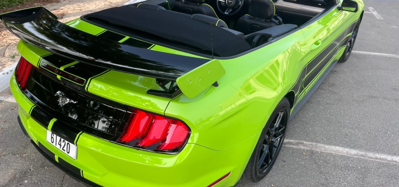 Green and Black Mustang 61420 3